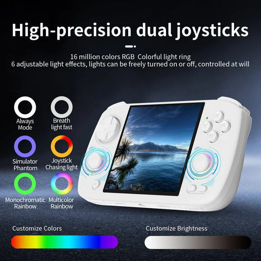RGCubeXX Retro Handheld Console 3.95" IPS Linux-based retro gaming OS (muOS community firmware) 64GB | iGameConsole 2026 Premium | Supports GBA SNES PS1 PSP 11471+ Preloaded Games Plug and Play | Back to School Gift for Retro Gamers Adults Collectors