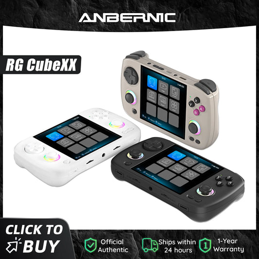 Anbernic Retro Handheld Console 3.95" IPS Linux-based retro gaming OS 64GB | iGameConsole 2026 Premium | Supports GBA SNES PS1 1000+ Preloaded Games Plug and Play | Back to School Gift for Kids Adults Dad | WiFi Enabled | Online Multiplayer