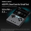 TrimUIBrick Retro Handheld Console 3.2" IPS Linux-based retro gaming OS (CrossMix community firmware) 64GB | iGameConsole 2026 Flagship | Supports GBA SNES PS1 1000+ Preloaded Games Plug and Play | Back to School Gift for Kids Adults Dad