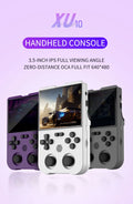 iGameConsole XU10 Retro Handheld Console 3.5" IPS Linux-based retro gaming OS 64GB | iGameConsole 2026 Mid-Range | Supports GBA SNES PS1 1000+ Preloaded Games Plug and Play | Back to School Gift for Kids Adults Dad
