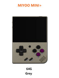 MiyooMini+ Retro Handheld Console 2.8" IPS Linux-based retro gaming OS (OnionOS community firmware) 64GB | iGameConsole 2026 Premium | Supports GBA SNES PS1 1000+ Preloaded Games Plug and Play | Back to School Gift for Retro Gamers Adults Collectors
