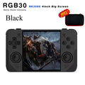 RGB30 Retro Handheld Console 4" IPS Linux-based retro gaming OS (ArkOS community firmware) 64GB | iGameConsole 2026 Premium | Supports GBA SNES PS1 1000+ Preloaded Games Plug and Play | Back to School Gift for Kids Adults Dad | WiFi Enabled