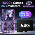R36S Retro Handheld Console 3.5" IPS Linux-based retro gaming OS (ArkOS community firmware) 64GB | iGameConsole 2026 Budget-Friendly | Supports GBA SNES PS1 PSP GBC 18000+ Preloaded Games Plug and Play | Back to School Gift for Kids Adults Dad
