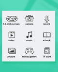 Powkiddy Retro Handheld Console 7.0" IPS Linux-based retro gaming OS 16GB+ | iGameConsole 2026 Premium | Supports GBA SNES PS1 1000+ Preloaded Games Plug and Play | Back to School Gift for Kids Adults Dad | Nostalgic Classic Gaming Childhood Memories