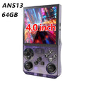 GameinjaANS13 Retro Handheld Console 4.0" IPS Linux-based retro gaming OS 64GB | iGameConsole 2026 Budget-Friendly | Supports GBA SNES PS1 1000+ Preloaded Games Plug and Play | Back to School Gift for Kids Adults Dad | Available in Multiple Colors Styles