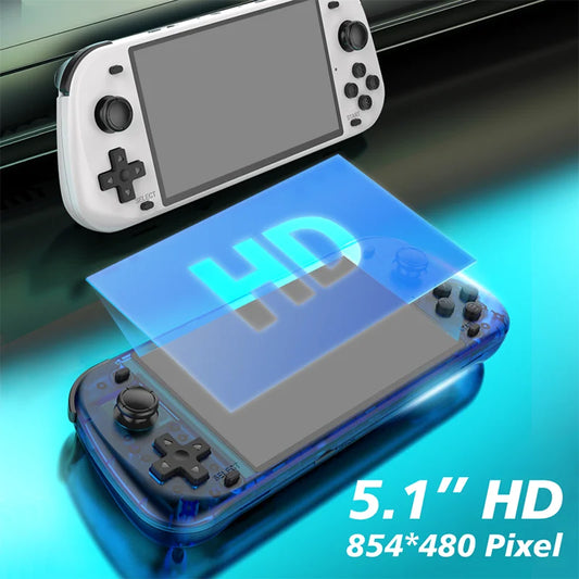 iGameConsole R50 Retro Handheld Console 5.1" IPS Linux-based retro gaming OS 64GB | iGameConsole 2026 Mid-Range | Supports GBA SNES PS1 Dreamcast 1000+ Preloaded Games Plug and Play | Back to School Gift for Kids Adults Dad