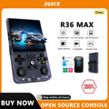 R36MAX Retro Handheld Console 3.5" IPS Linux-based retro gaming OS (ArkOS community firmware) 64GB+ | iGameConsole 2026 Mid-Range | Supports GBA SNES PS1 N64 PSP Preloaded Games Plug and Play | Back to School Gift for Retro Gamers Adults Collectors