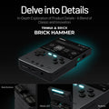 TrimUIBrick Retro Handheld Console 3.2" IPS Linux-based retro gaming OS (CrossMix community firmware) 64GB | iGameConsole 2026 Flagship | Supports GBA SNES PS1 14000+ Preloaded Games Plug and Play | Back to School Gift for Kids Adults Dad