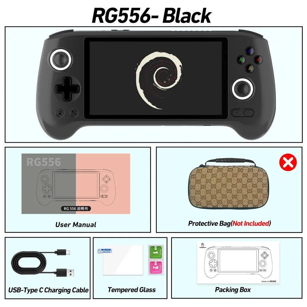 Anbernic Retro Handheld Console Linux-based retro gaming OS 64GB | iGameConsole 2026 Flagship | Supports GBA SNES PS1 1000+ Preloaded Games Plug and Play | Back to School Gift for Kids Adults Dad | WiFi Enabled