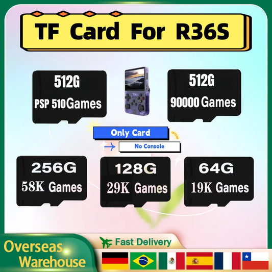 iGameConsole R36S MicroSD Card 2026 | Compatible R36S Retro Handheld Console Accessory | High-Speed Class 10 MicroSD Plug and Play Ready | Protect Your Gaming Investment Premium Quality | MicroSD Memory Card Retro Console Storage Upgrade