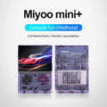 MiyooMini+ Retro Handheld Console 3.5" IPS Linux-based retro gaming OS (OnionOS community firmware) 64GB | iGameConsole 2026 Mid-Range | Supports GBA SNES PS1 25000+ Preloaded Games Plug and Play | Back to School Gift for Retro Gamers Adults Collectors