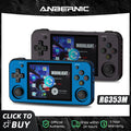 Anbernic Retro Handheld Console 3.5" IPS Linux-based retro gaming OS 64GB | iGameConsole 2026 Flagship | Supports GBA SNES PS1 1000+ Preloaded Games Plug and Play | Back to School Gift for Kids Adults Dad | Nostalgic Classic Gaming Childhood Memories