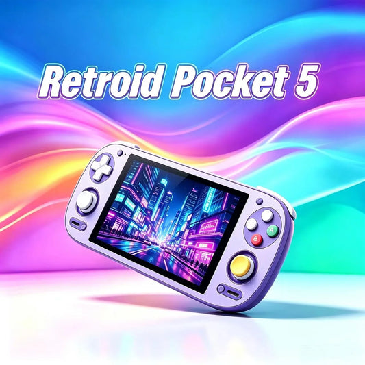 RP5 Retro Handheld Console 5.5" IPS Android retro handheld 64GB | iGameConsole 2026 Flagship | Supports GBA SNES NES PS1 N64 PSP 70000+ Preloaded Games Plug and Play | Back to School Gift for Retro Gamers Collectors Enthusiasts