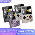 RG35XX+ Retro Handheld Console 3.5" IPS Linux-based retro gaming OS (muOS community firmware) 64GB | iGameConsole 2026 Premium | Supports GBA SNES PS1 5000+ Preloaded Games Plug and Play | Back to School Gift for Kids Adults Dad
