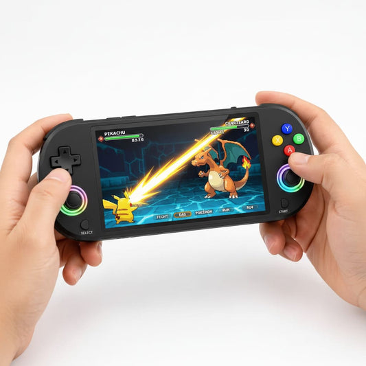 M22 Pro Max Retro Handheld Console 5.0" IPS Linux-based retro gaming OS 64GB / 128GB | iGameConsole 2026 Premium | GBA SNES PS1 N64 PSP 15000+ / 20000+ Preloaded Games Plug and Play | Back to School Gift for Kids Adults Dad | Nostalgic Classic Gaming