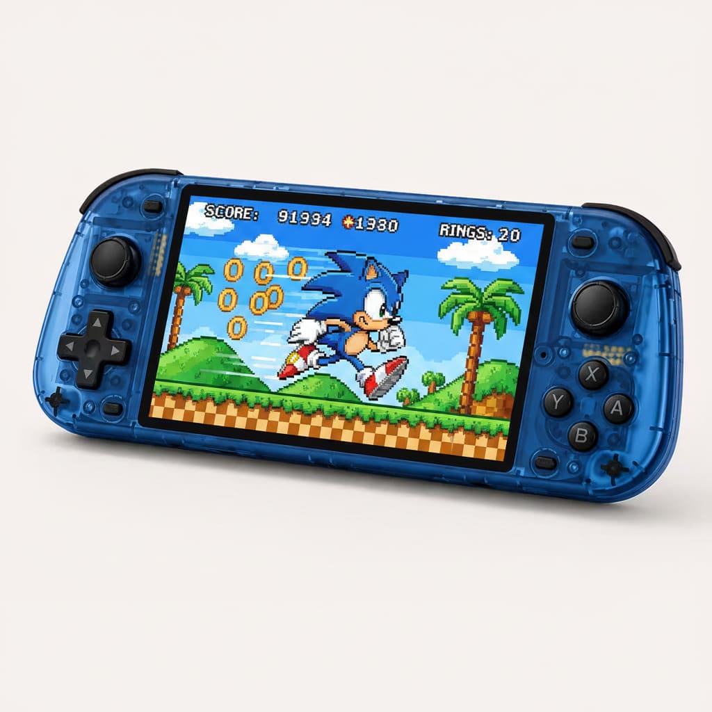 R50S Retro Handheld Console 5.1" Display | 64GB or 128GB | Black White Purple Blue | Birthday Gift