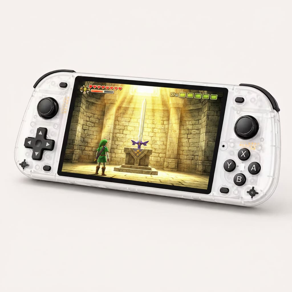 R50S Retro Handheld Console 5.1" Display | 64GB or 128GB | Black White Purple Blue | Birthday Gift