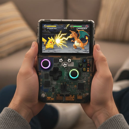 R36MAX Retro Handheld Console 6.0" IPS Linux-based retro gaming OS (ArkOS community firmware) 64GB+ | iGameConsole 2026 Premium | Supports GBA SNES PS1 N64 PSP Preloaded Games Plug and Play | Back to School Gift for Retro Gamers Adults Collectors