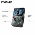 R36MAX Retro Handheld Console 6.0" IPS Linux-based retro gaming OS (ArkOS community firmware) 64GB+ | iGameConsole 2026 Premium | Supports GBA SNES PS1 N64 PSP Preloaded Games Plug and Play | Back to School Gift for Retro Gamers Adults Collectors