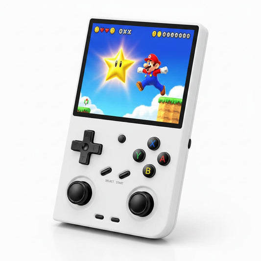 RG35XX+ Retro Handheld Console 3.5" IPS Linux-based retro gaming OS (muOS community firmware) 64GB+ | iGameConsole 2026 Premium | Supports GBA SNES PS1 N64 PSP 1000+ Preloaded Games Plug and Play | Back to School Gift for Kids Adults Dad