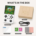 RG35XX+ Retro Handheld Console 3.5" IPS Linux-based retro gaming OS (muOS community firmware) 64GB+ | iGameConsole 2026 Premium | Supports GBA SNES PS1 N64 PSP 1000+ Preloaded Games Plug and Play | Back to School Gift for Kids Adults Dad