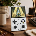 RG35XX+ Retro Handheld Console 3.5" IPS Linux-based retro gaming OS (muOS community firmware) 64GB+ | iGameConsole 2026 Premium | Supports GBA SNES PS1 N64 PSP 1000+ Preloaded Games Plug and Play | Back to School Gift for Kids Adults Dad