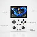 RG35XX+ Retro Handheld Console 3.5" IPS Linux-based retro gaming OS (muOS community firmware) 64GB+ | iGameConsole 2026 Premium | Supports GBA SNES PS1 N64 PSP 1000+ Preloaded Games Plug and Play | Back to School Gift for Kids Adults Dad