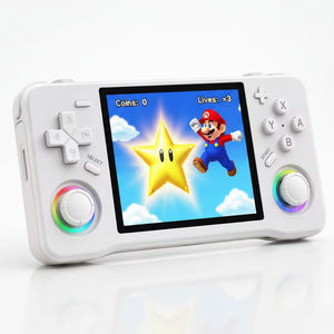 XF35H Retro Handheld Gaming Console 3.5" IPS Linux-based retro gaming OS | 64GB 15,000+ | 128GB 20,000+ Preloaded Games | GBA SNES PS1 | Birthday Gift for Retro Gamers Adults