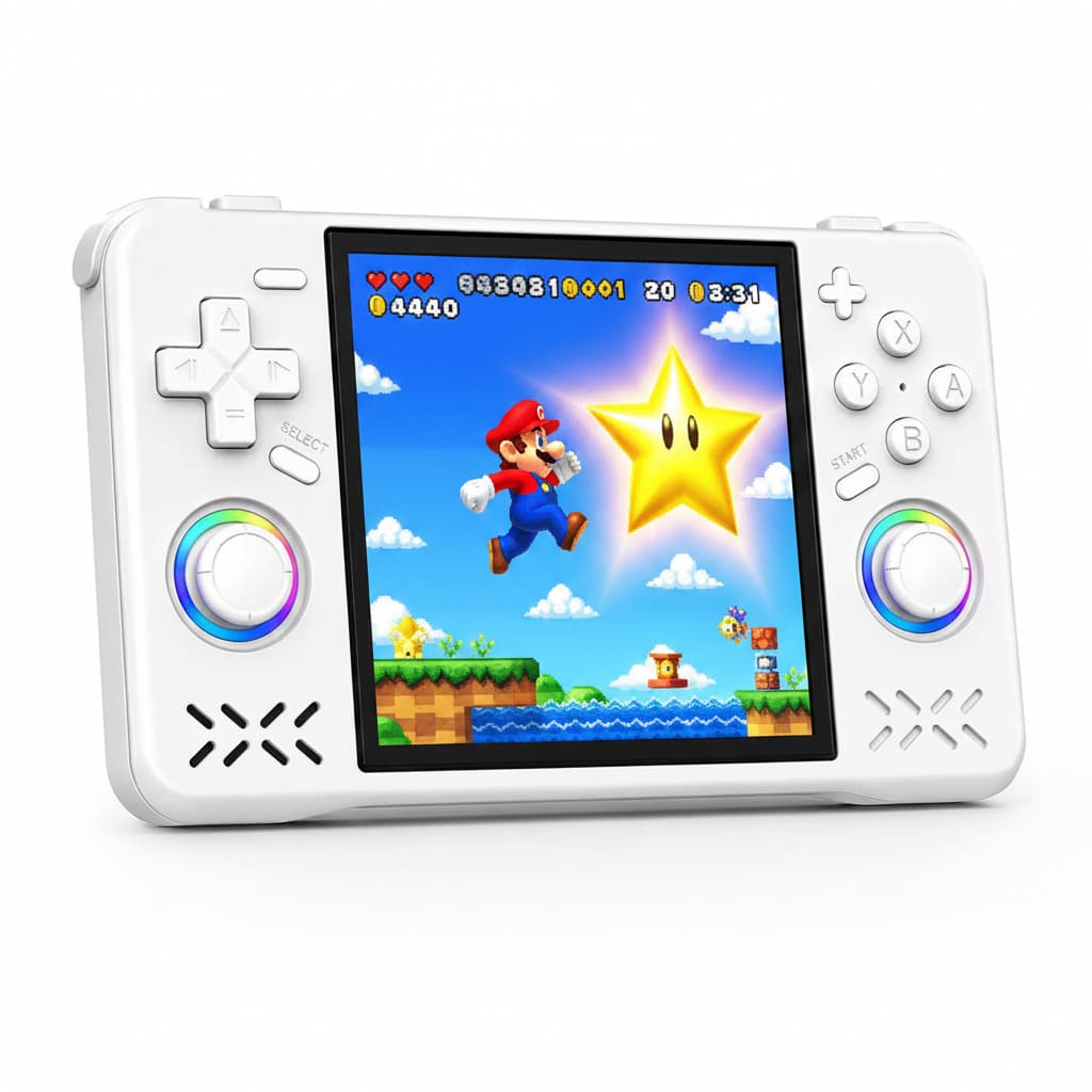 iGameConsole XF40H Retro Handheld Console 4" IPS Linux-based retro gaming OS 64GB+ | iGameConsole 2026 Premium | Supports GBA SNES PS1 N64 PSP 1000+ Preloaded Games Plug and Play | Back to School Gift for Kids Adults Dad | WiFi Enabled